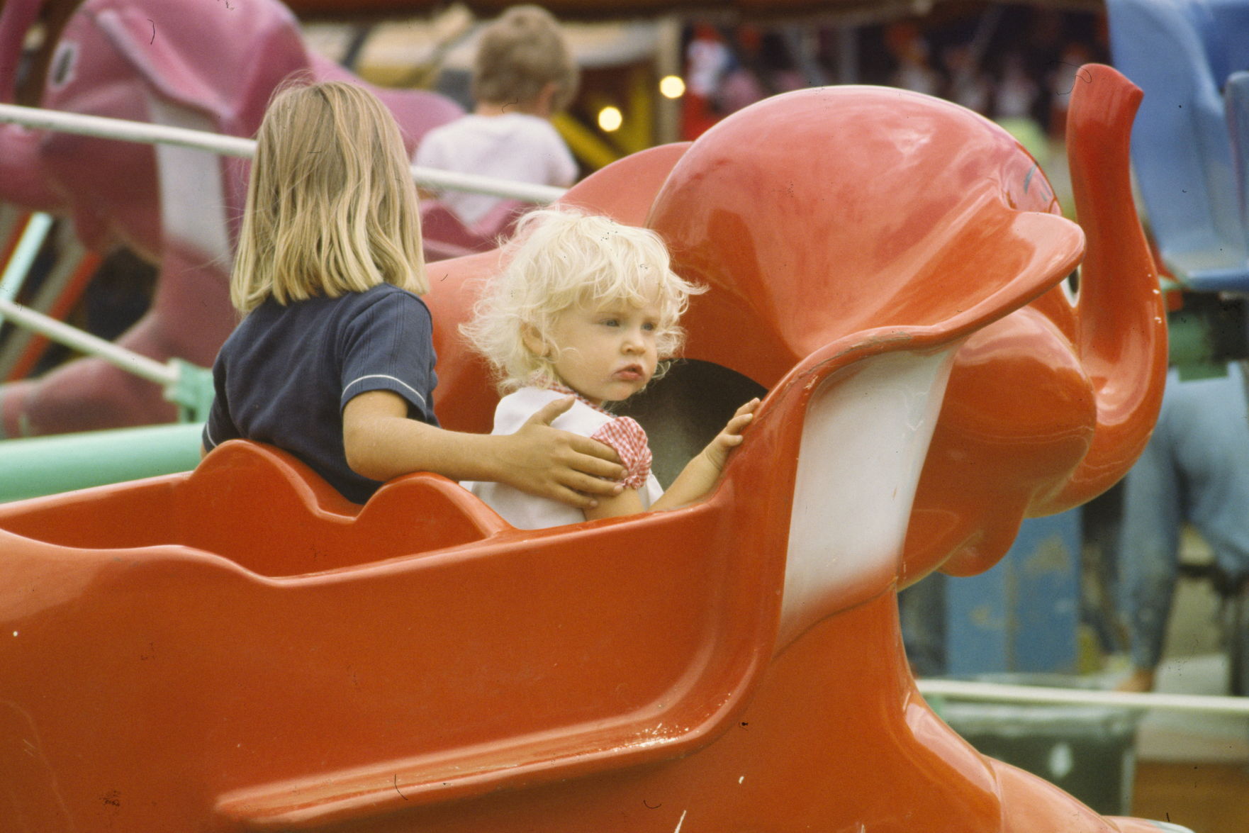 Flying elephant ride, 1977